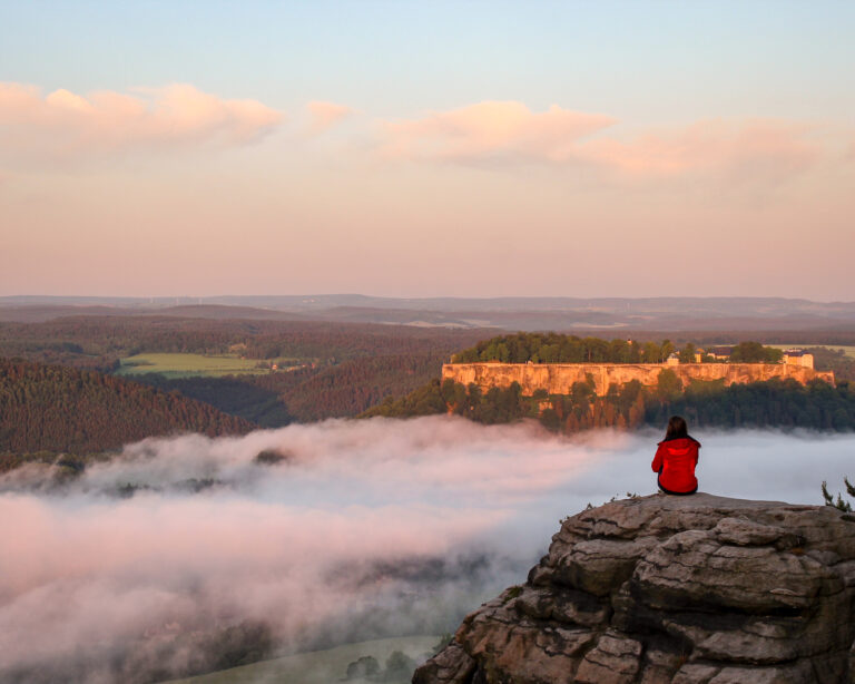 Blick zur Festung Königstein