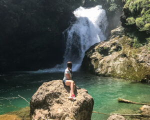 Wasserfall am Ende der Vintgarklamm